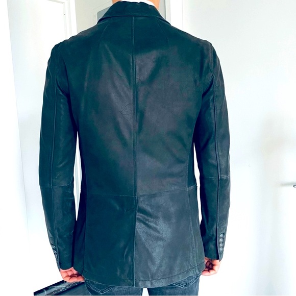 John Varvatos leather blazer - Picture 11 of 16